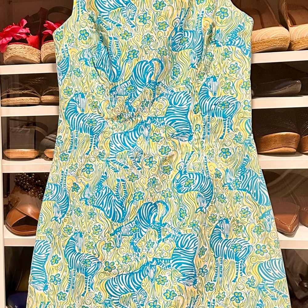 Lilly Pulitzer Classic Sundress: Zebra Flair